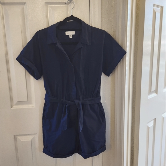 free assembly Pants - Free Assembly Blue Shortsleeved Jumpsuit.  Sz XL